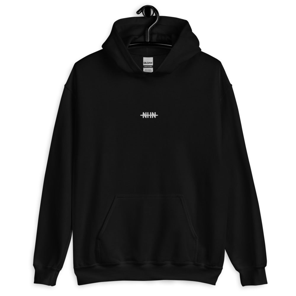 NHN Uniseks hoodie met geborduurd logo